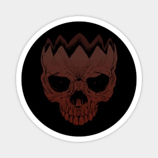 Skull - Red Magnet